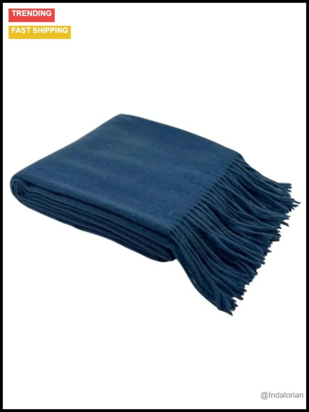 Large Wool Blend Scarf - Cold Weather Wrap or Shawl